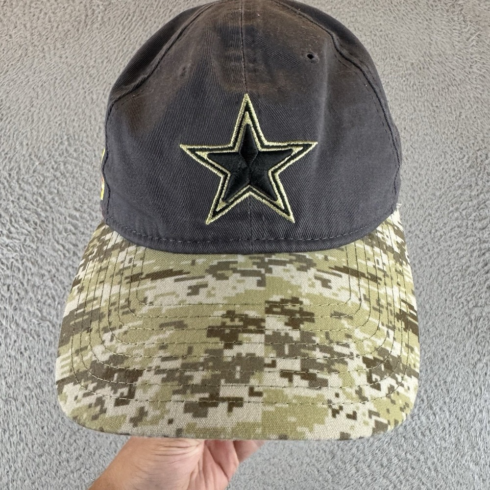 NEW ERA Dallas Cowboys 39THIRTY Salute To Service Womens Camo Strapback